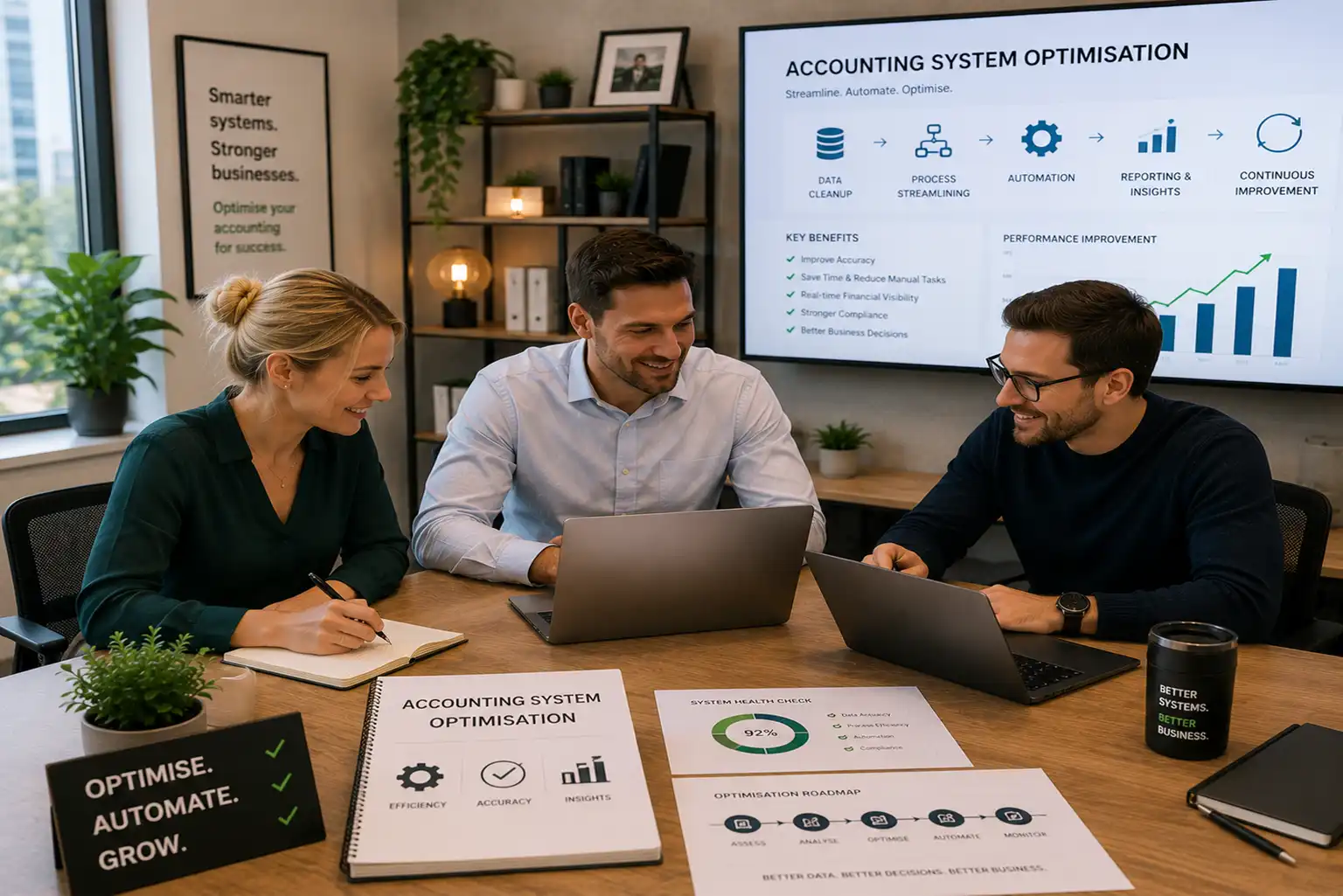 Accounting software management Melbourne showing Xero, QuickBooks and optimised cloud accounting workflows for small businesses.