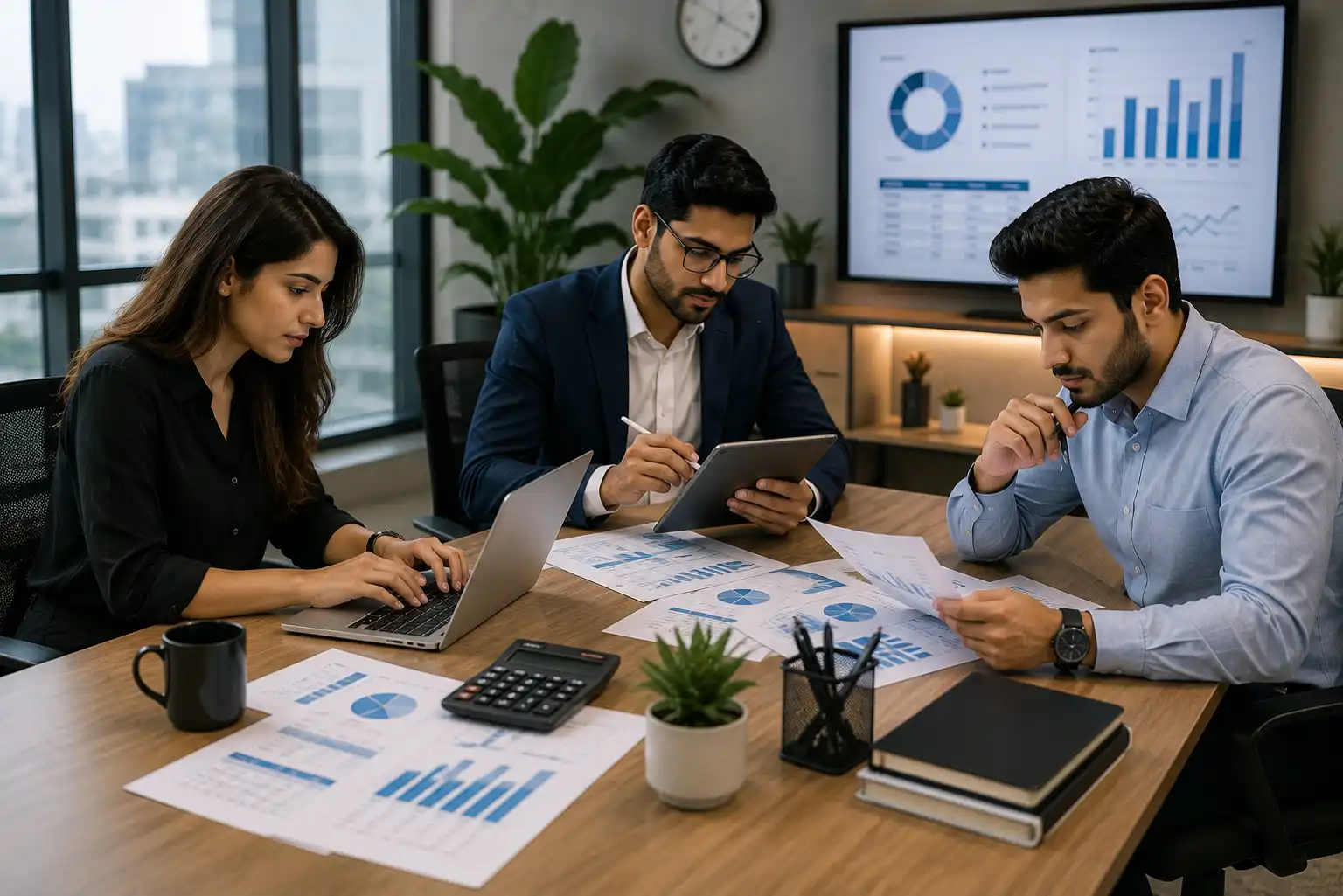 Accounts management Melbourne showing organised supplier bills, customer records, transaction tracking and bookkeeping processes.