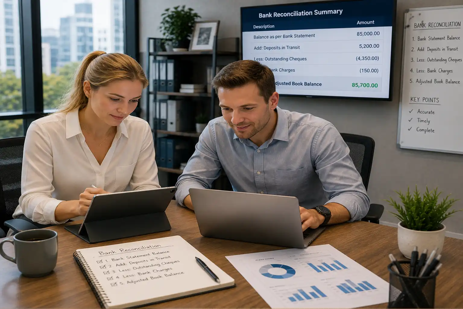Bank reconciliation Melbourne for small business with matched transactions, accurate balances and clean financial records.